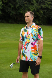 CA Funky Golf Shirt | Exotic Jungle