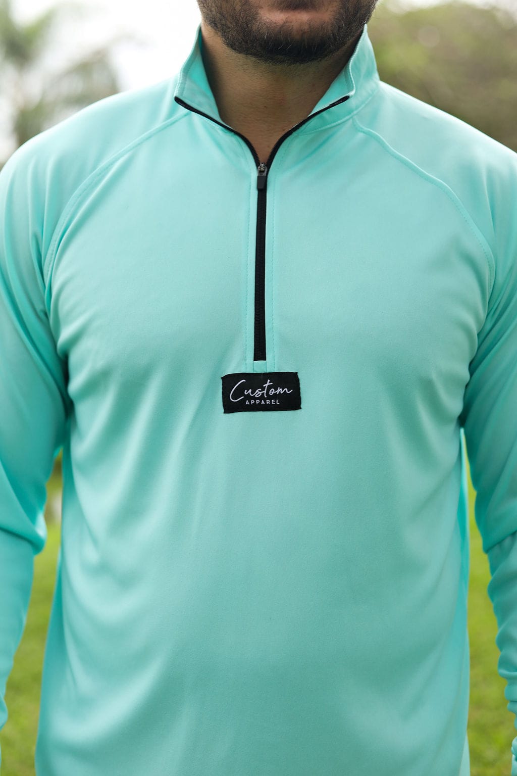 CA 365 1/4 Zip Jersey | Aqua