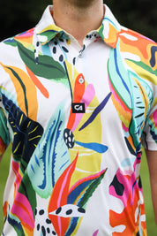 CA Funky Golf Shirt | Exotic Jungle