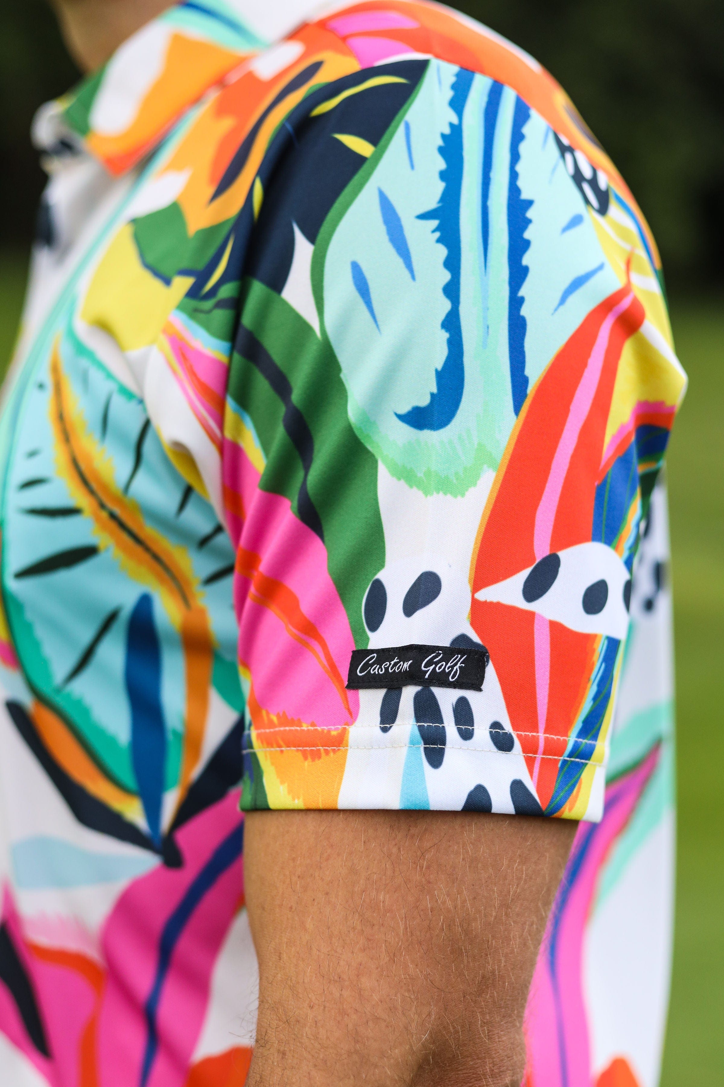 CA Funky Golf Shirt | Exotic Jungle