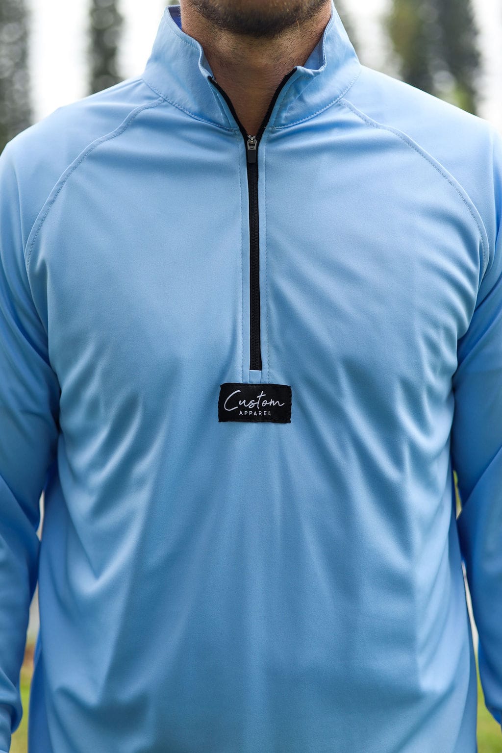 CA 365 1/4 Zip Jersey | Sky Blue