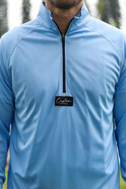 CA 365 1/4 Zip Jersey | Sky Blue