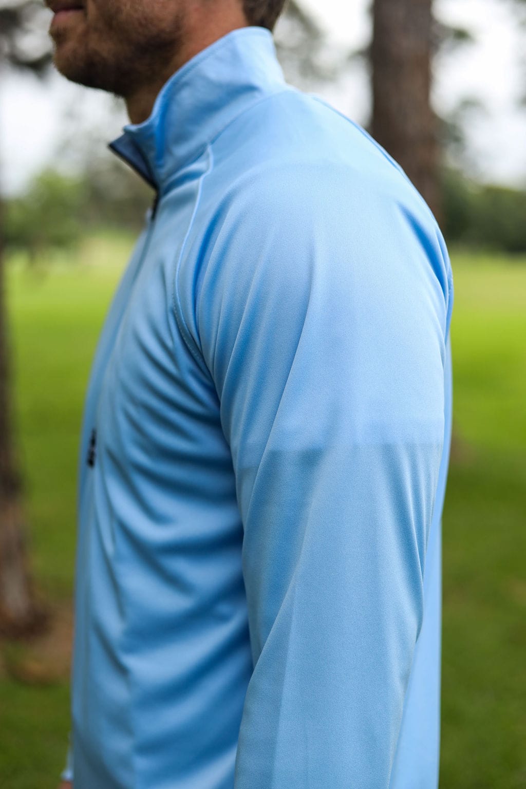 CA 365 1/4 Zip Jersey | Sky Blue
