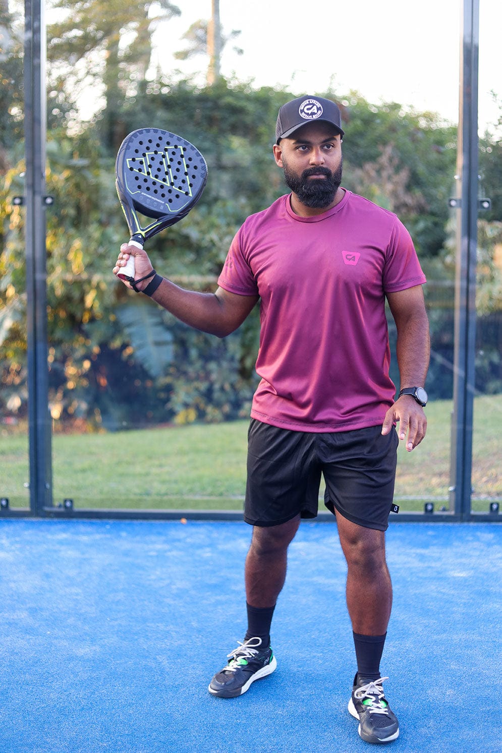 CA Padel Shirt | Maroon
