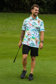 CA Funky Golf Shirt | Safari