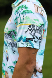 CA Funky Golf Shirt | Safari