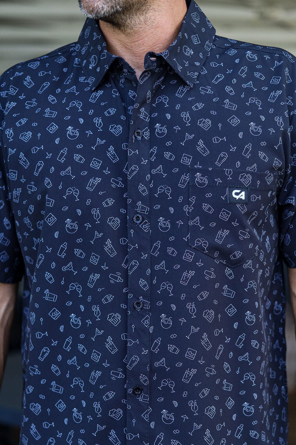 CA Mens Button-Up | Cocktail Night