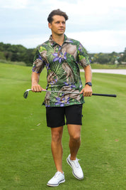 CA Funky Golf Shirt | African Elephants