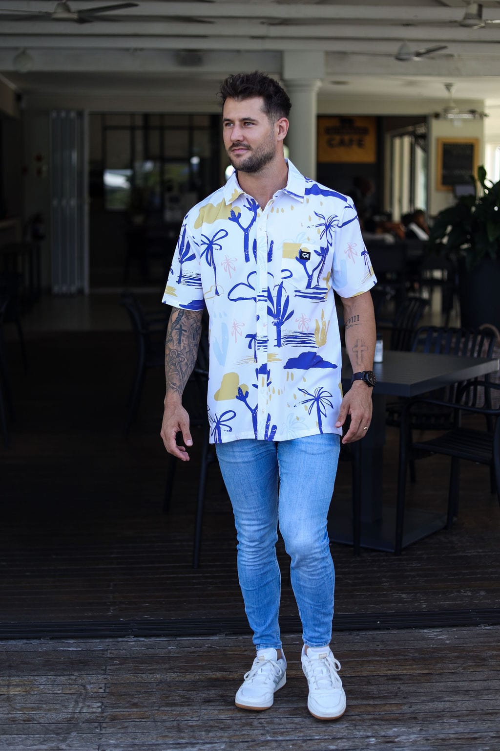 CA Mens Button-Up | Desert Classic