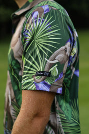 CA Funky Golf Shirt | African Elephants