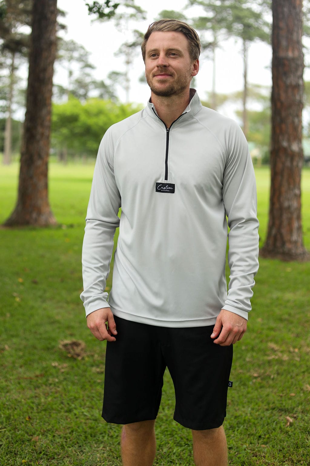 CA 365 1/4 Zip Jersey | Platinum Grey