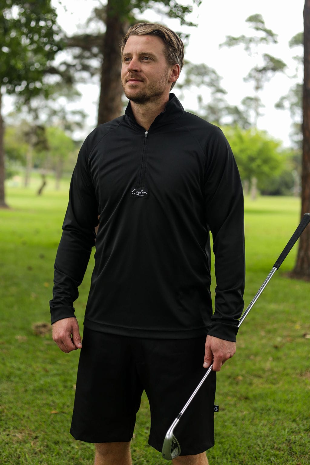 CA 365 1/4 Zip Jersey | Black