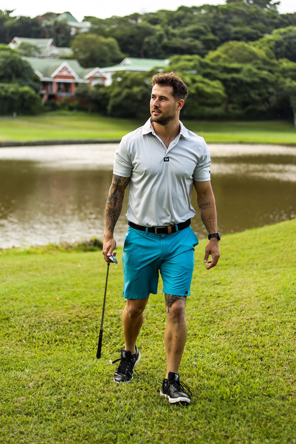 CA Pure Motion Golf Shorts | Egyptian Teal