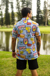 CA Funky Golf Shirt | Paradise Postcards