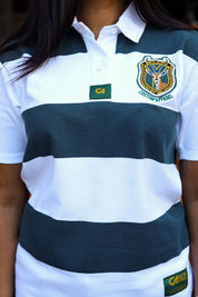 CA Ladies Supporters Jersey S/S | White/Green Stripe