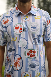 CA Funky Golf Shirt | Mediterranean Summer