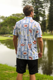 CA Funky Golf Shirt | Mediterranean Summer
