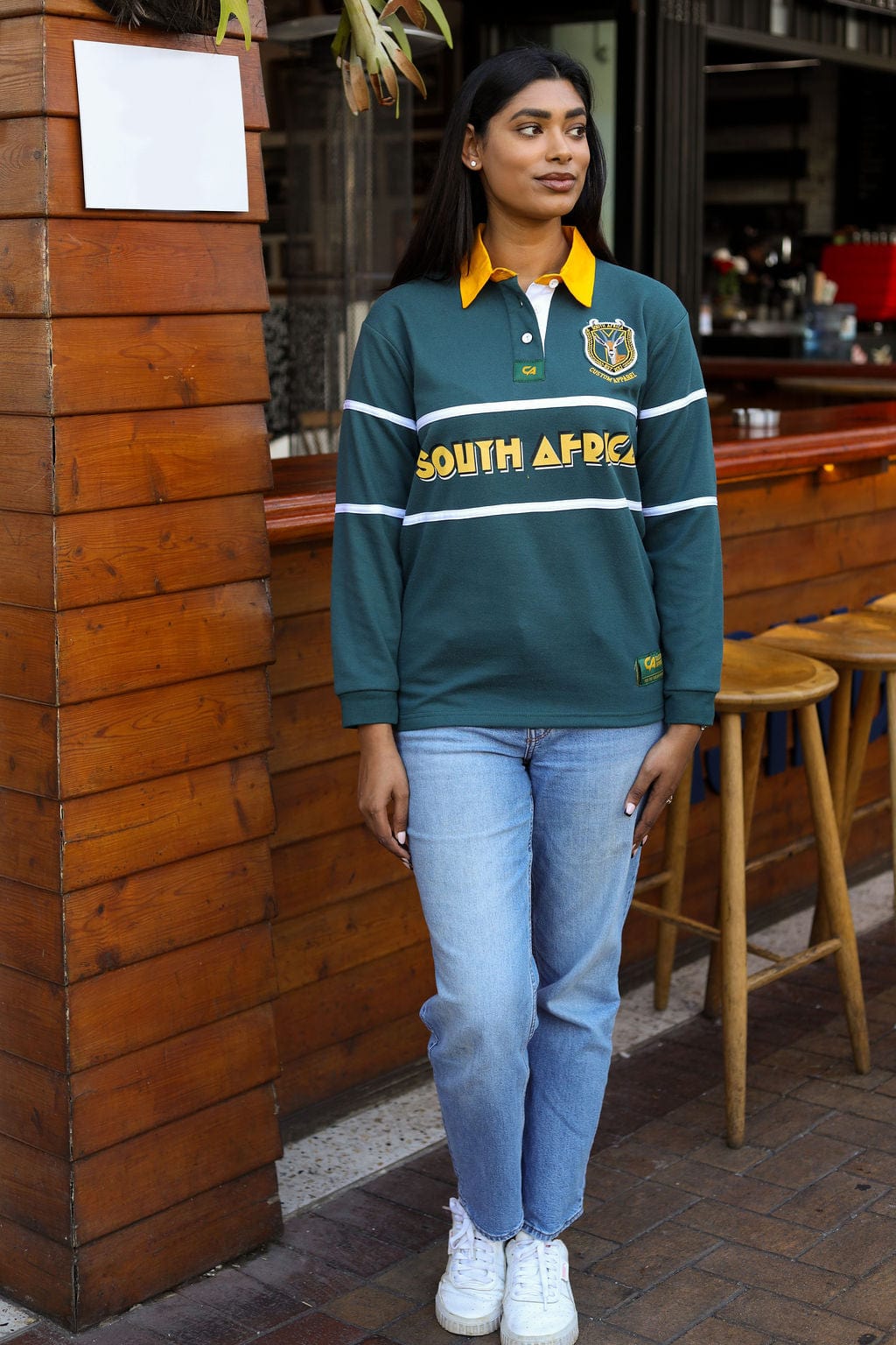 CA Ladies Supporters Jersey L/S | South African Badge