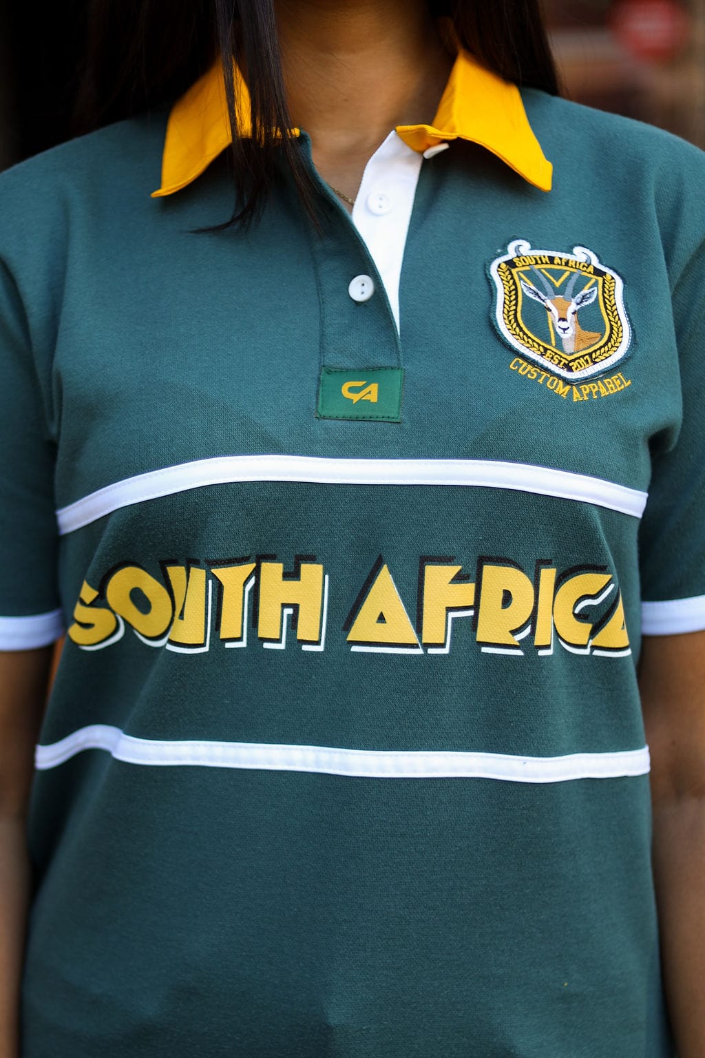 CA Ladies Supporters Jersey S/S | South African Badge
