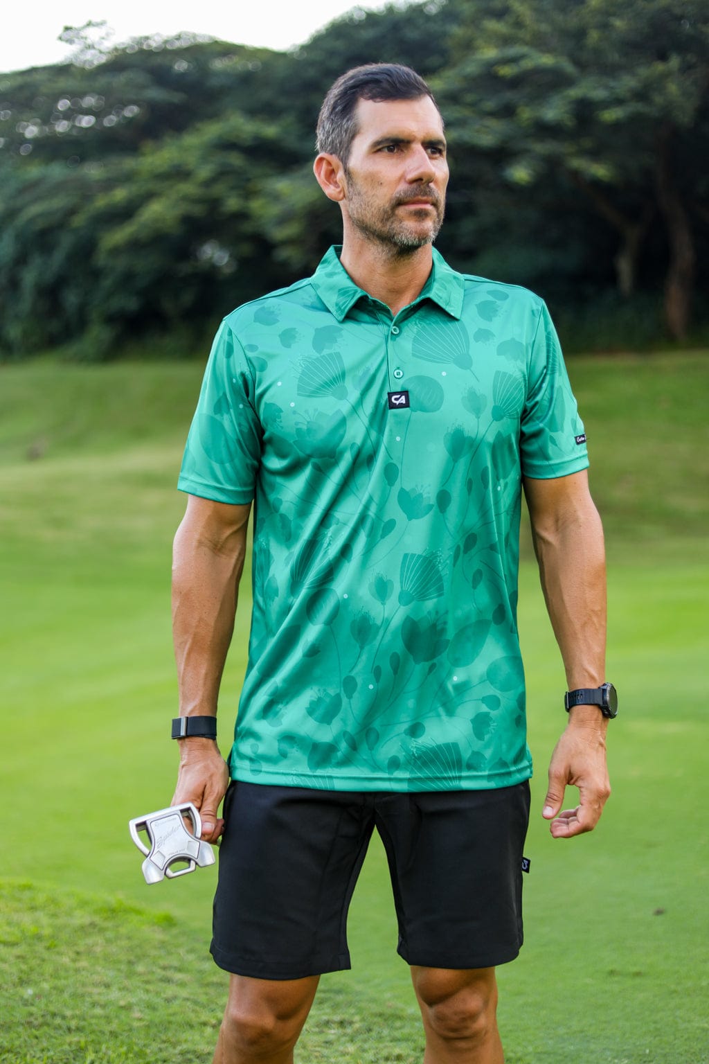 CA Funky Golf Shirt | Floating Greens