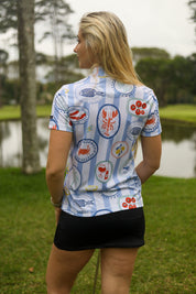 CA Ladies Funky Golf Shirt | Mediterranean Summer