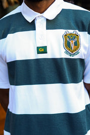 CA Supporters Jersey S/S | White/Green Stripe