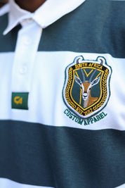 CA Supporters Jersey S/S | White/Green Stripe