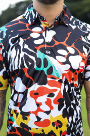 CA Funky Golf Shirt | Wild Paws