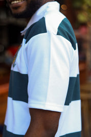 CA Supporters Jersey S/S | White/Green Stripe