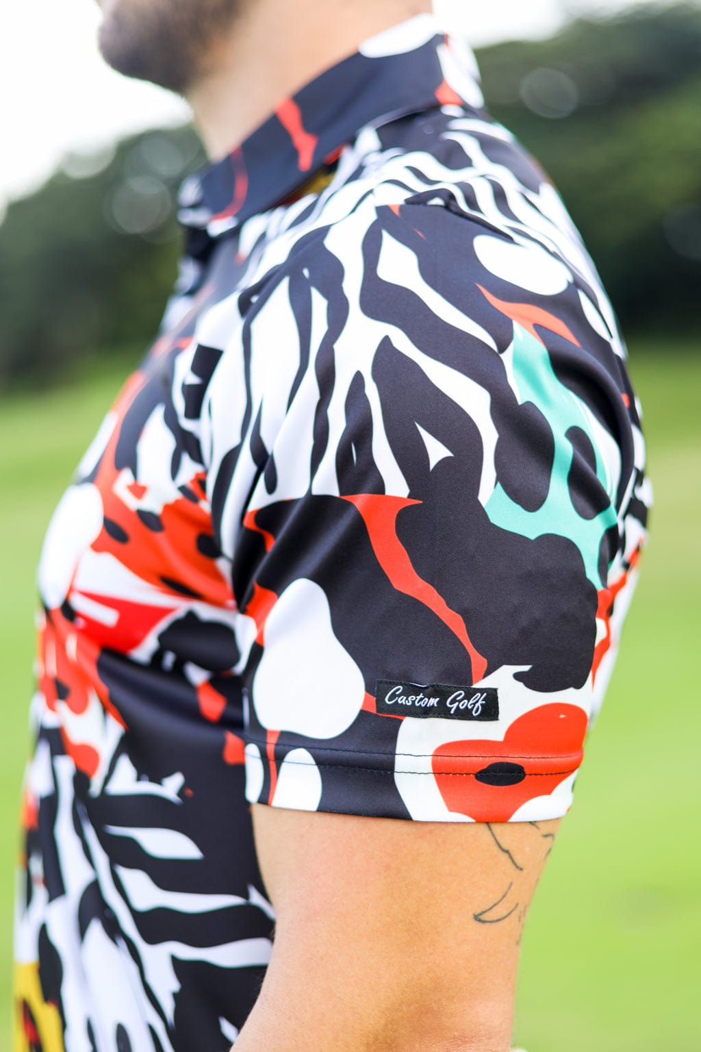 CA Funky Golf Shirt | Wild Paws