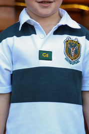 CA JNR Supporters Jersey S/S | White/Green Stripe