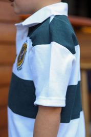 CA JNR Supporters Jersey S/S | White/Green Stripe