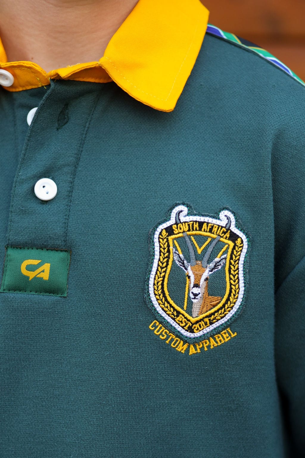 CA JNR Supporters Jersey S/S | RSA Flag Sleeve
