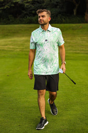 CA Funky Golf Shirt | Mint Twirl