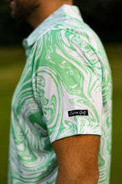 CA Funky Golf Shirt | Mint Twirl
