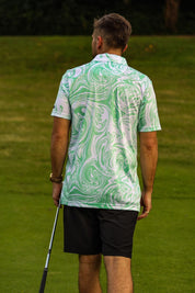 CA Funky Golf Shirt | Mint Twirl