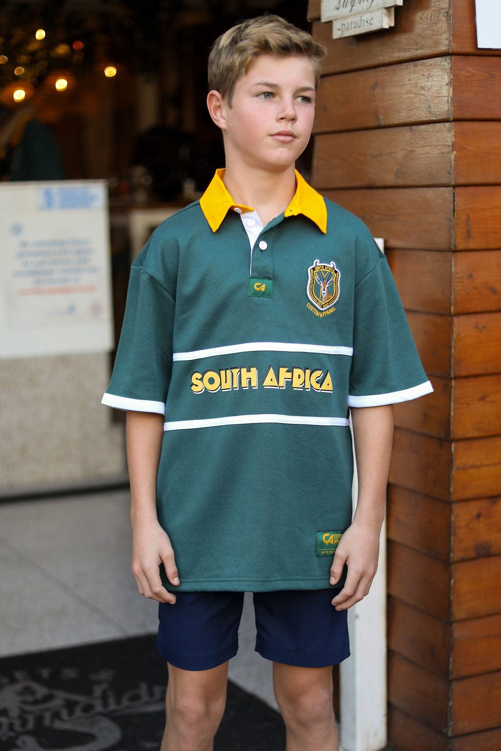 CA JNR Supporters Jersey S/S | South African Badge