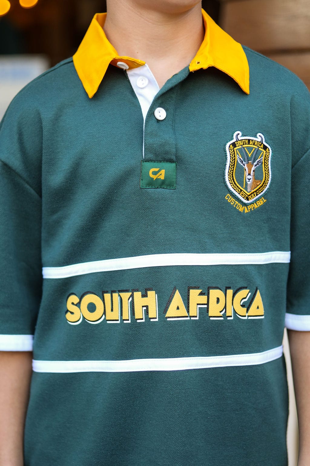 CA JNR Supporters Jersey S/S | South African Badge