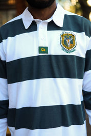 CA Supporters Jersey L/S | White/Green Stripe