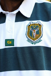 CA Supporters Jersey L/S | White/Green Stripe