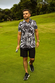 CA Funky Golf Shirt | Palm Silhouette