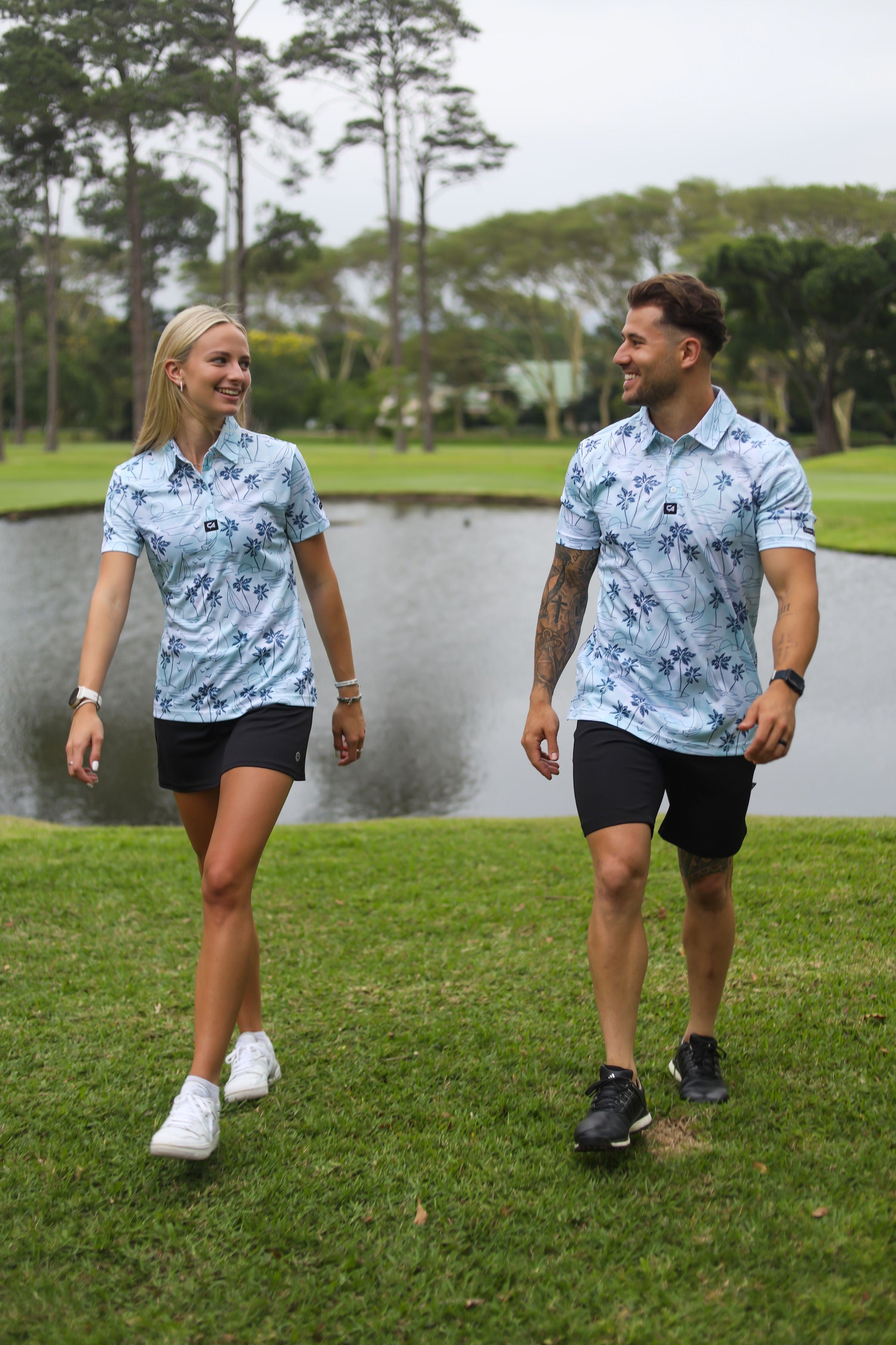 CA Funky Golf Shirt | Island Lines
