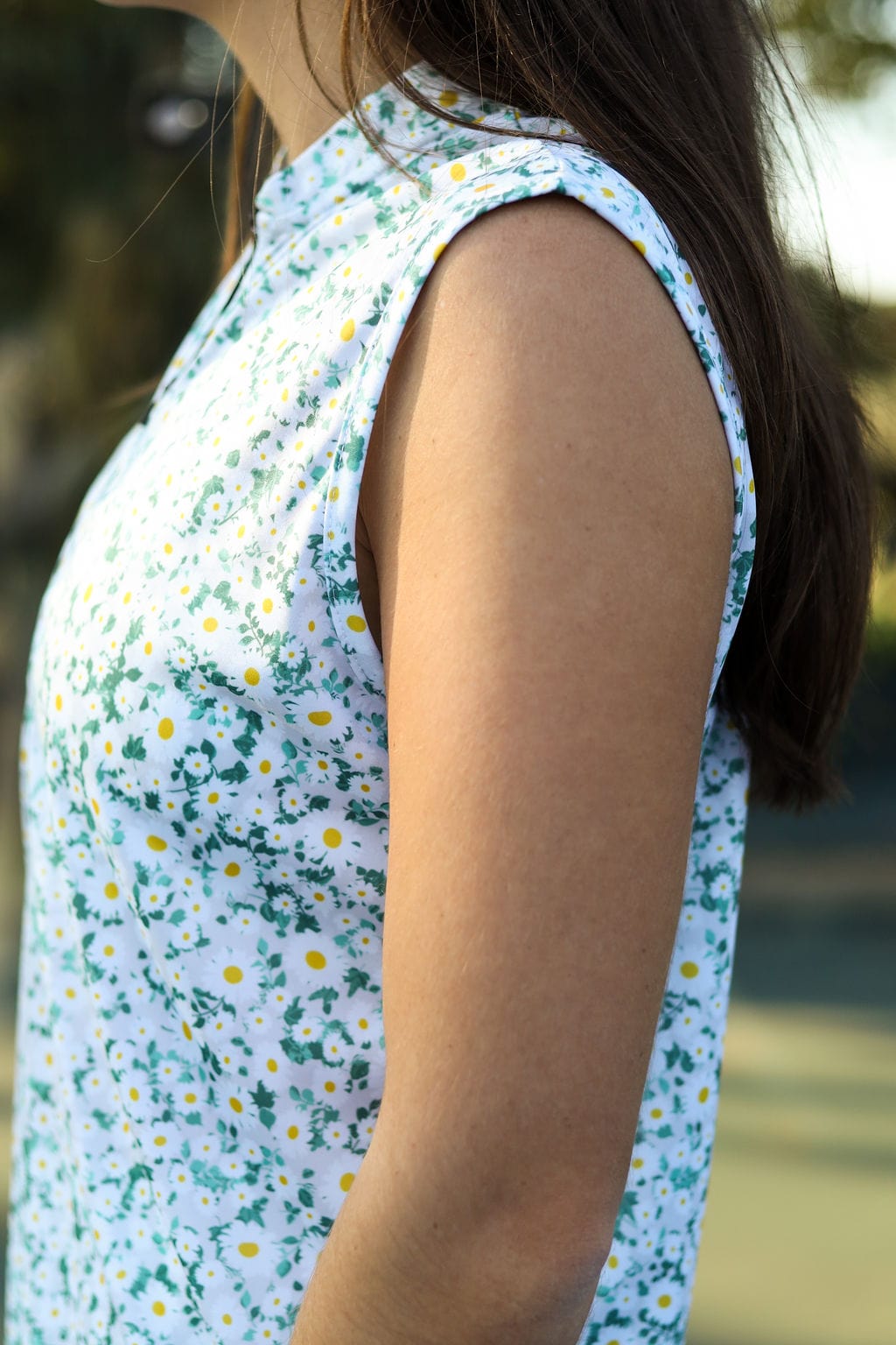 CA Ladies Sleeveless Zipper Padel Shirt | Daily Greens