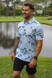 CA Funky Golf Shirt | Island Lines