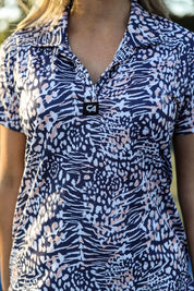 CA Ladies V-Neck Padel Shirt | Wild Side