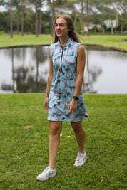 CA Funky Golf Dress | Tropical Turquoise