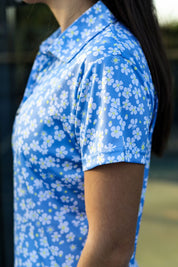 CA Ladies V-Neck Padel Shirt | Daisy Drive