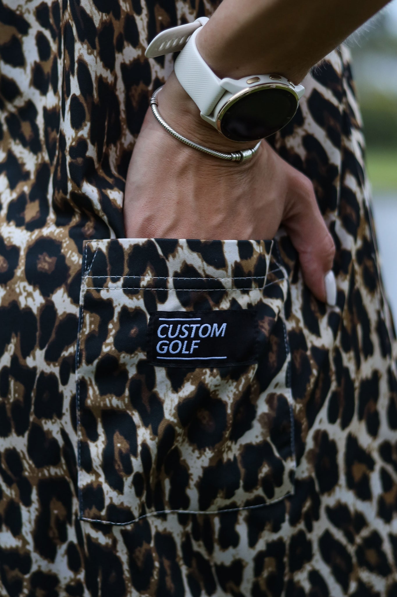 CA Funky Golf Dress | Leopard Print
