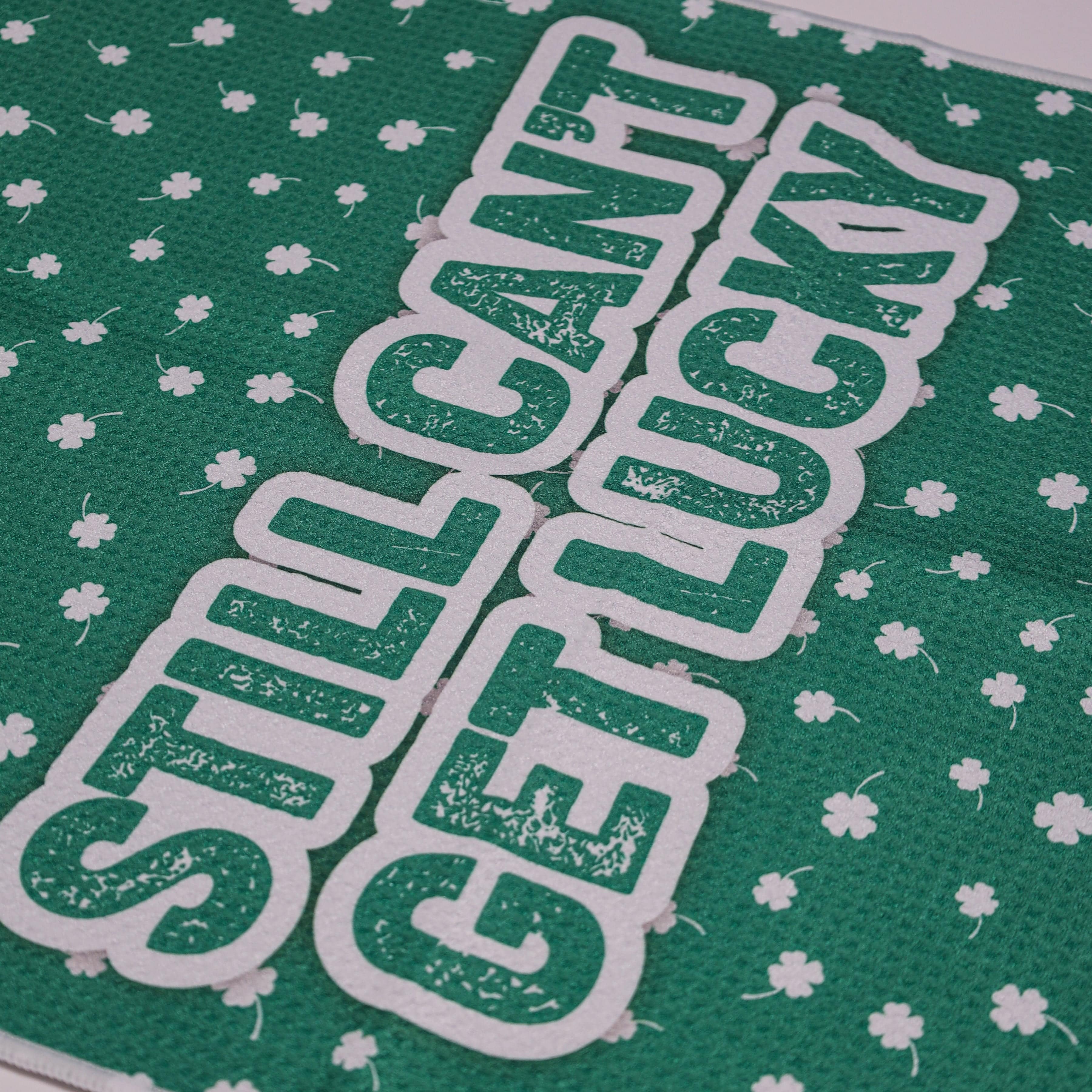 CA Waffle Golf Towels | Get Lucky