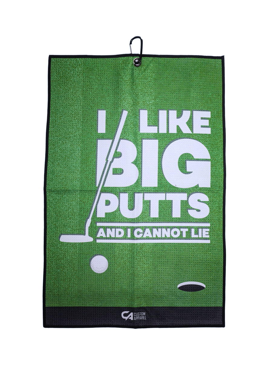 CA Waffle Golf Towels | I Like Big Putts
